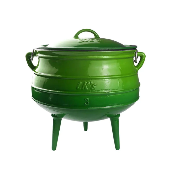 Size 3 Green Potjie Pot