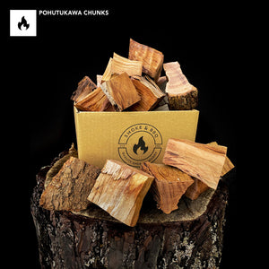 Dry Pohutukawa Smoking Wood Chunks
