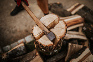 Wood Spliting For BBQ Fire WOOD