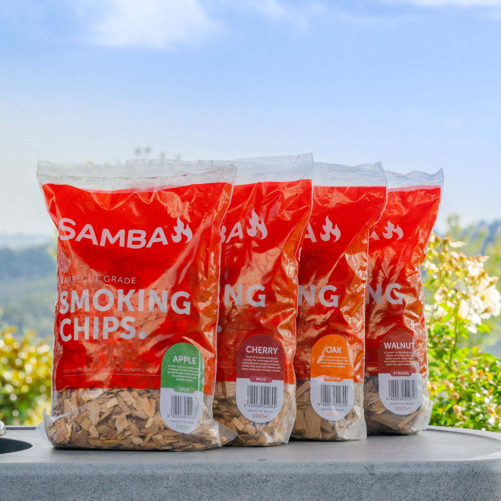 BBQ Smoke Wood Chips By SAMBA SMOKE & BBQ